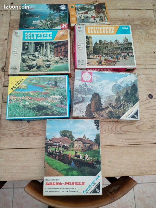 Coffret 3 Puzzles XIXe – Histoire Générale Des Monnaies – Maison Ruel – Occasion