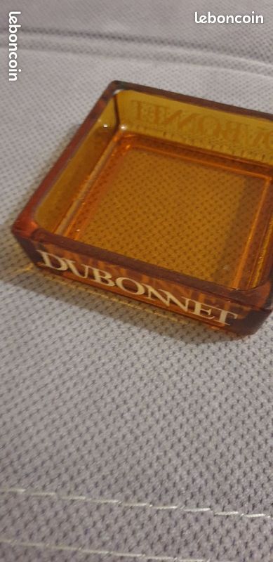 Cendrier Publicitaire Ancien DUBONNET – Collection Bar – Vintage AF