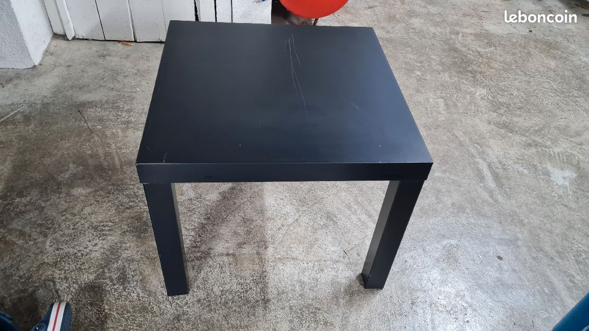 Table basse noir ikea lack (image 1)