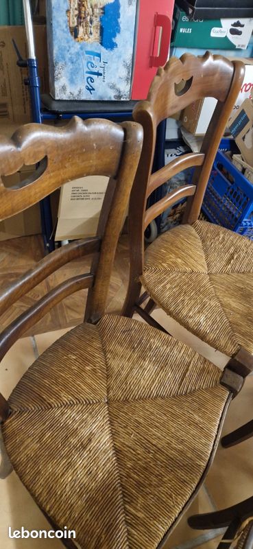 Lot de 4 chaise bois (image 3)