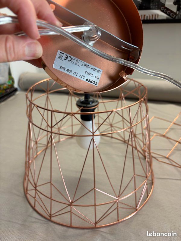 Ensemble lustre et porte photos ou pense bête (image 3)
