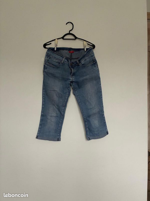 Pantacour en jean (image 1)
