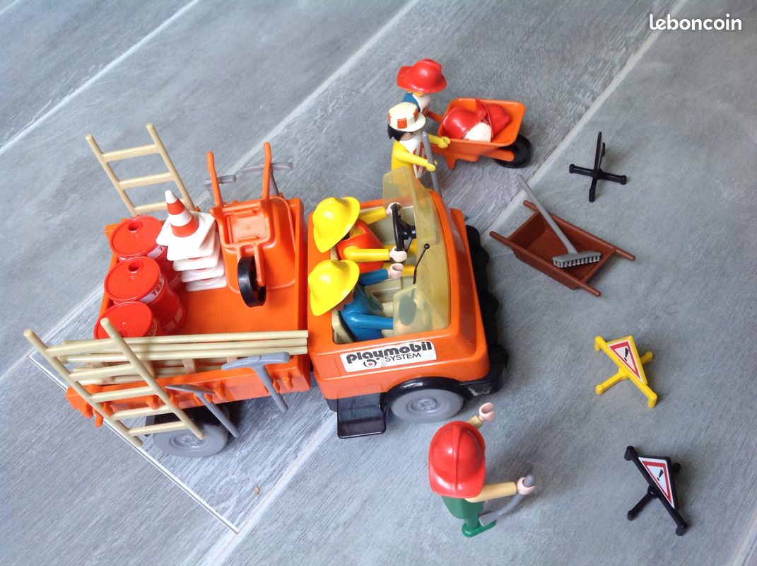Playmobil camion des travaux vintage (image 3)