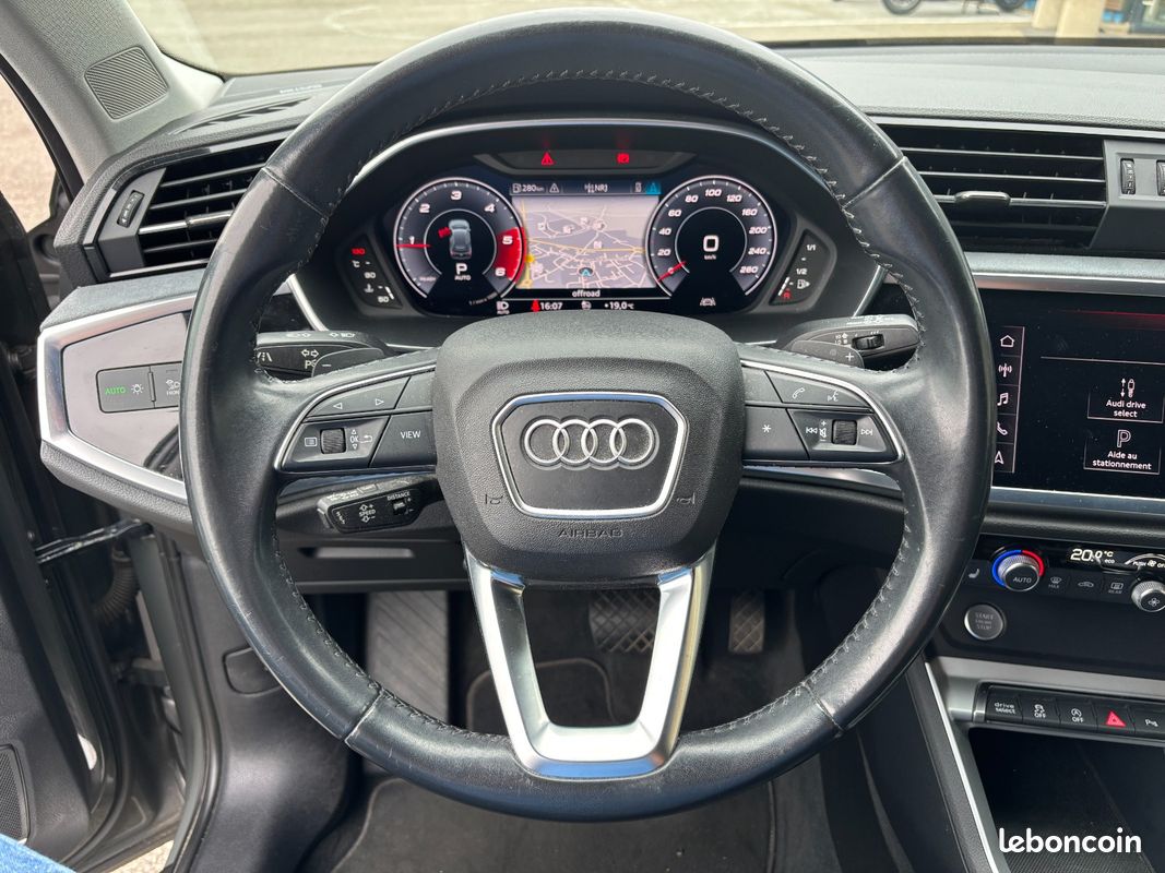 AUDI Q3 Q3 35 TDI 150 ch S tronic 7 Design Luxe OPTIONS/PHARES MATRIX/JANTES SPORT/BANG OLUFSEN/SUIVI COMPLE (image 29)