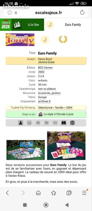Jeu euro family (image 3)