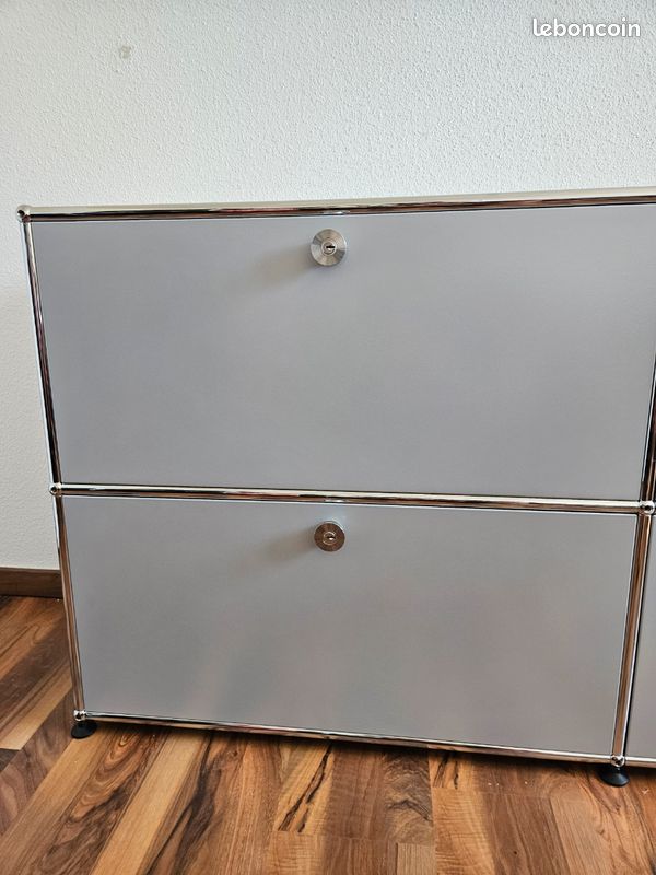 USM Haller Sideboard 2x2 argent mat (image 3)