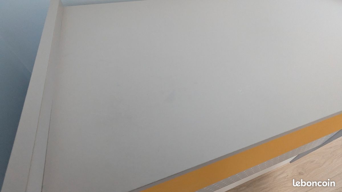 Jolie commode jaune et gris (image 4)
