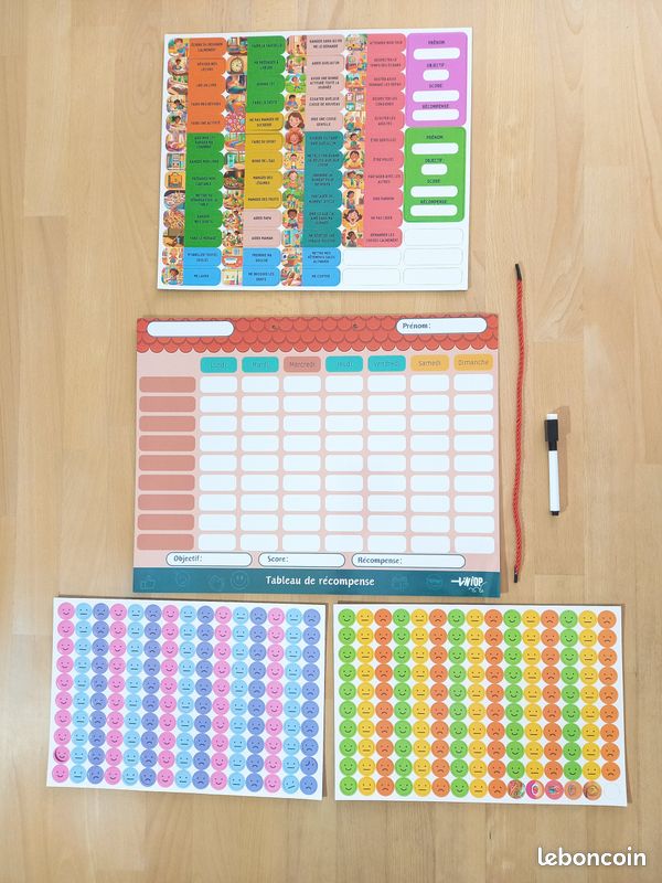Tableau Magnétique Récompenses Enfants – Chore Chart Véhicule D’Ingénierie – Routine & Bonnes Habitudes