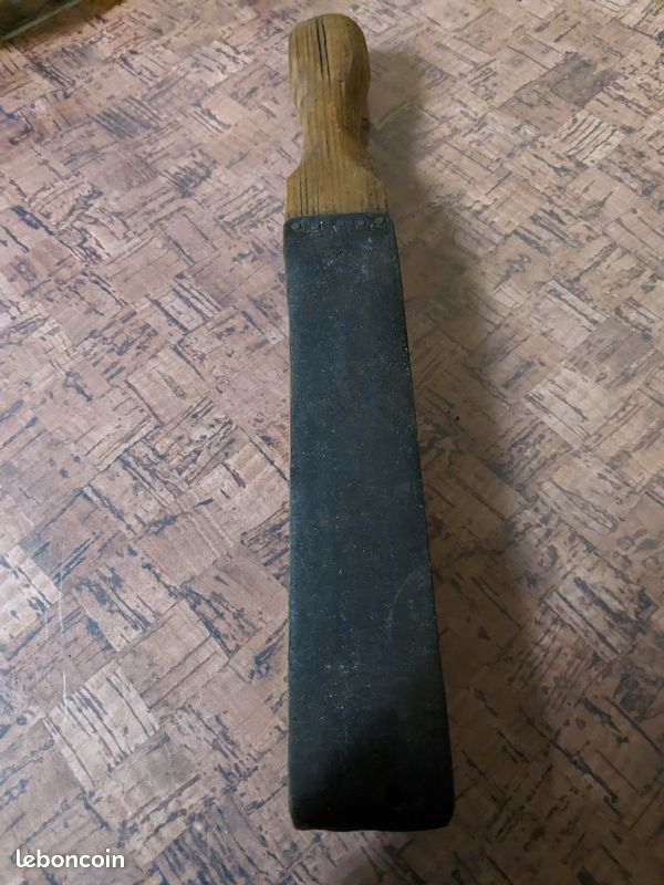 Pour barbier cuir à repasser rasoir (image 1)
