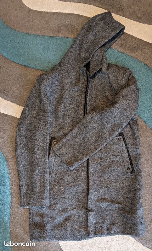 Manteau gris mi saison (image 1)