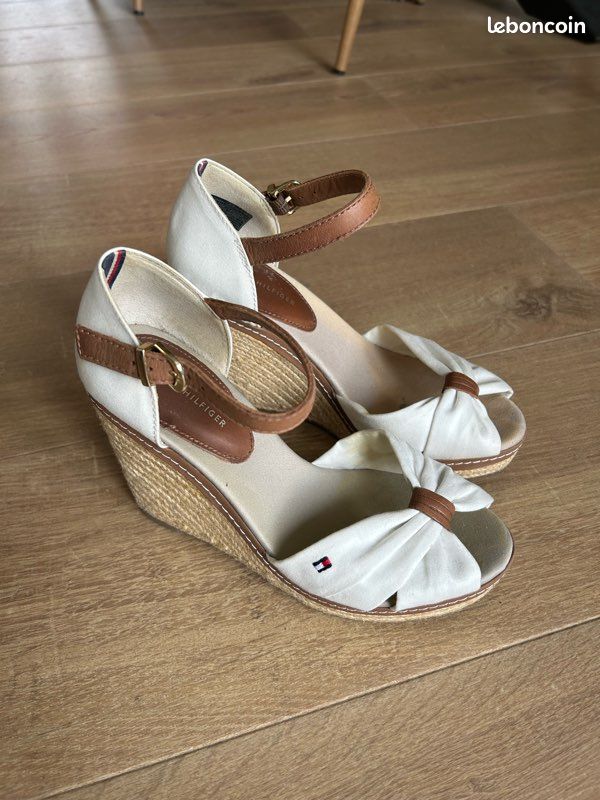 Wedge Tommy Hilfiger Talon CompensÃ© Sandales Espadrille Talon