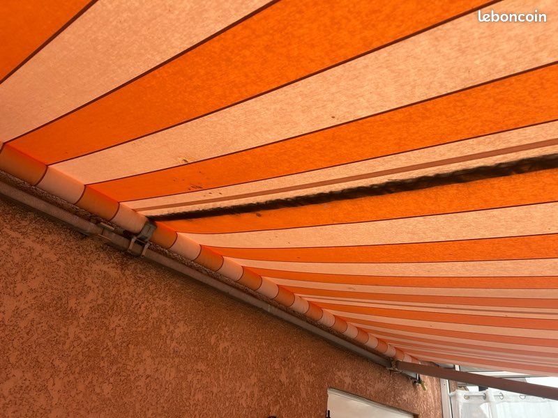 Toile avec lambrequin pour store banne (image 3)
