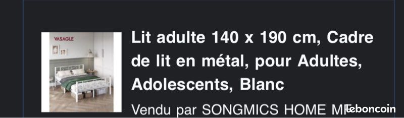 Sommier à vendre (image 1)