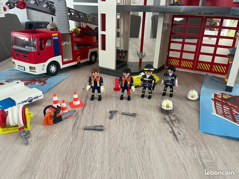 Accessoire Playmobil 4820 - Enrouleur De Tuyau Pour Camion De Pompier - Occasion En Bon état