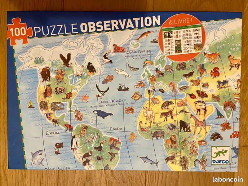Puzzle observation « les animaux du monde » (image 1)