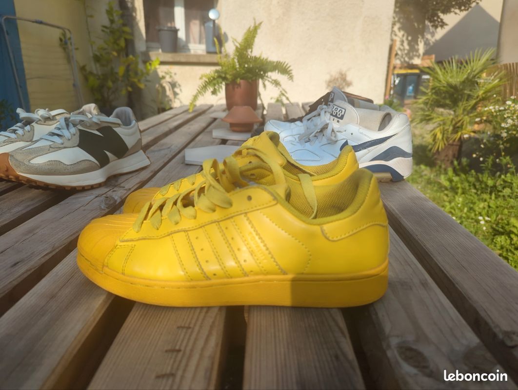 Superstar Shoes Superstar Homme Jaune Adidas Originals Baskets
