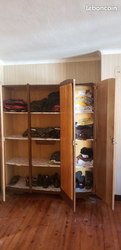 Armoire Bois avec Miroir (image 2)