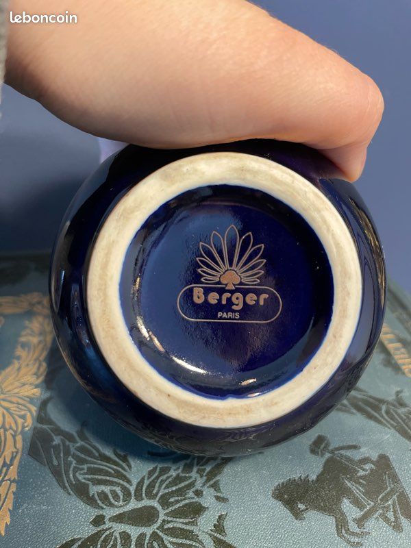 ANCIENNE LAMPE BERGER 1970 En Porcelaine Pillivuyt Décor Locarno EUR 35,00 - FR