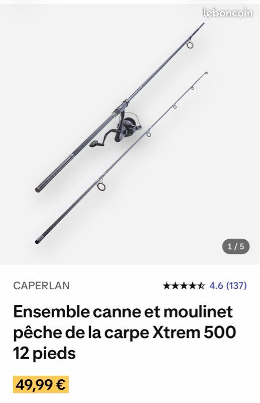 Canne à carpe décathlon (image 3)