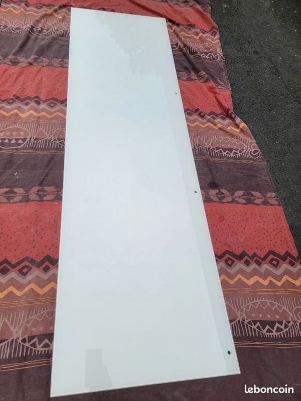 Plateau de verre ikea blanc-noir (160×48)20-(80×48)10 (image 12)