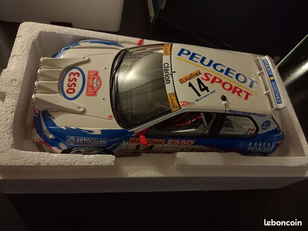 Peugeot 306 Maxi Rallye 1/12 eme Boîte et sur boîte d'origine Envoi soigné
