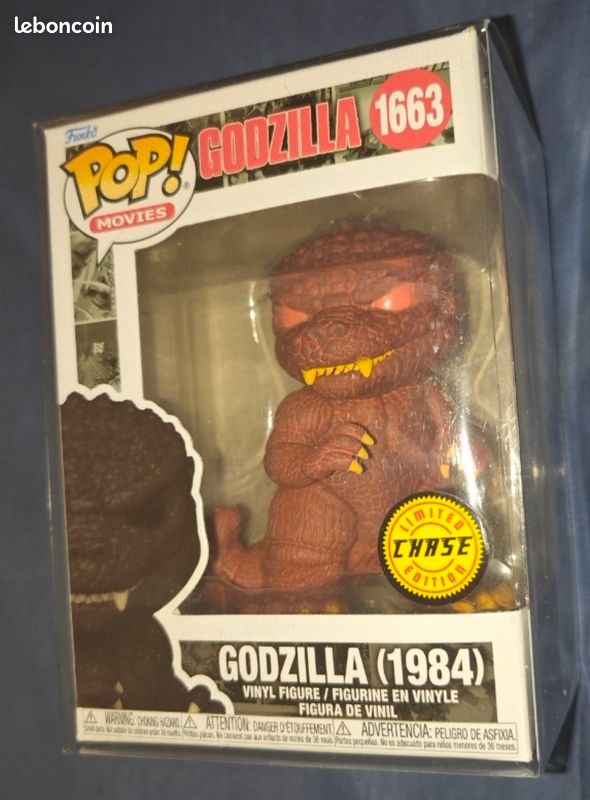 Funko POP MOVIES - GODZILLA (1984) Limited edition Chase # 1663 (image 1)