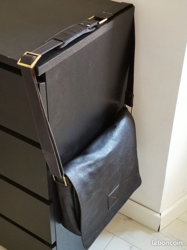Besace Ashwood en Cuir véritable / Sacoche PC (image 3)
