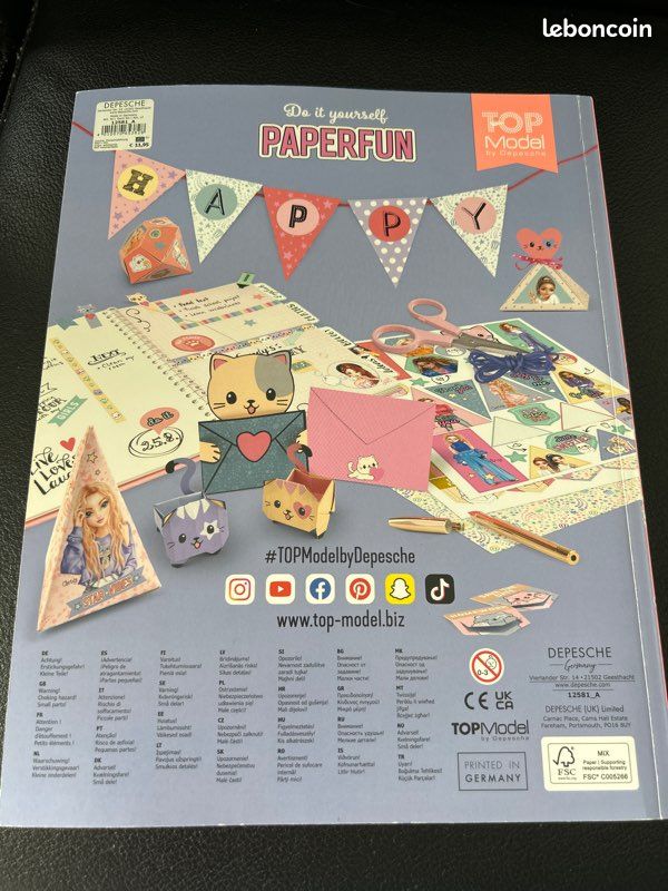 Top, modèle diy paper, fun (image 2)