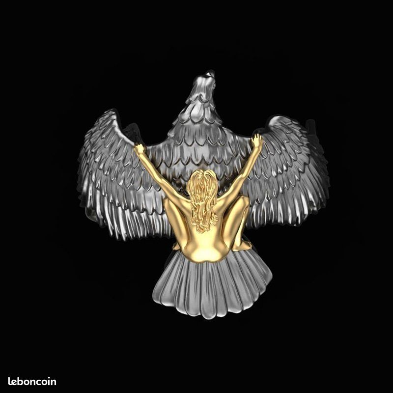 Bague femme nue sur un aigle taille 10 (image 6)