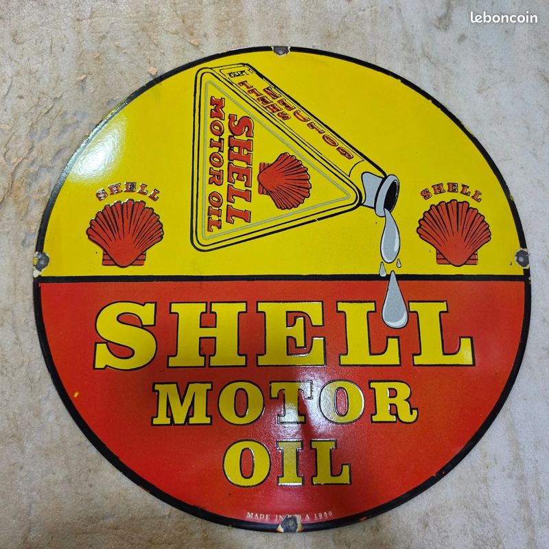 Plaque émaillée Shell (image 1)