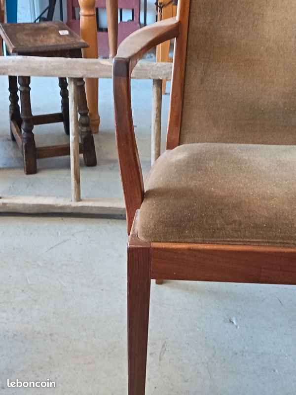 Fauteuil en teck, design Mid-Century par Leslie Dandy pour G-Plan, années 1970 (image 2)