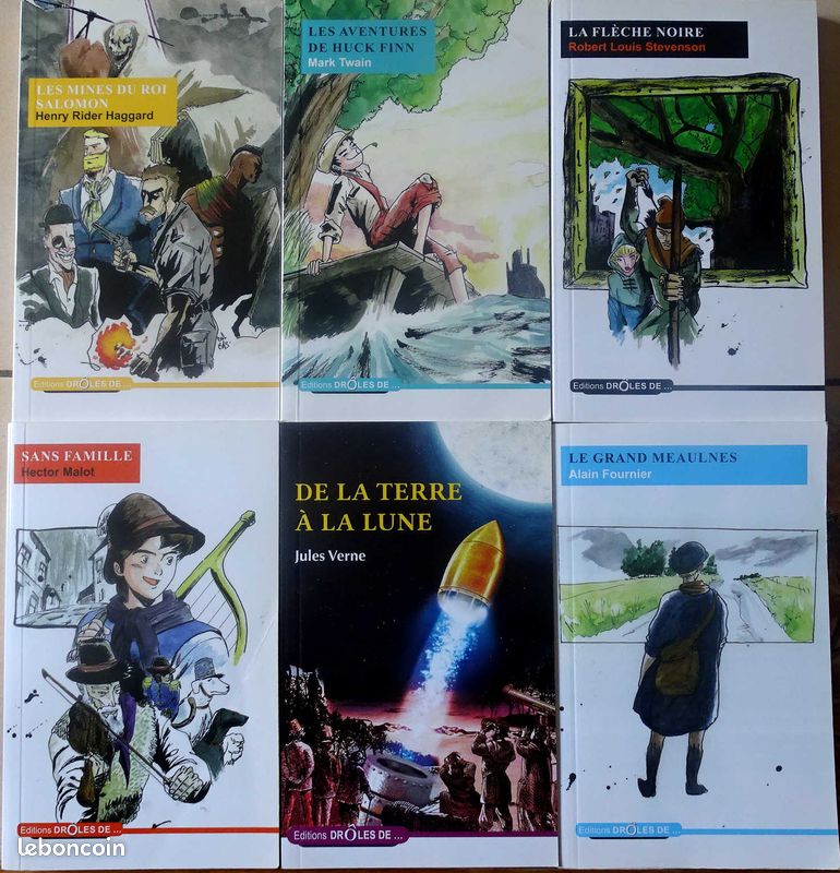 Lot de 6 romans jeunesse (10 - 14 ans) (image 1)