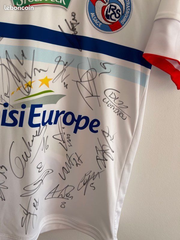 Maillots de foot vintage / rétro - The Football Market - Maillot RC Strasbourg domicile 2017-2018