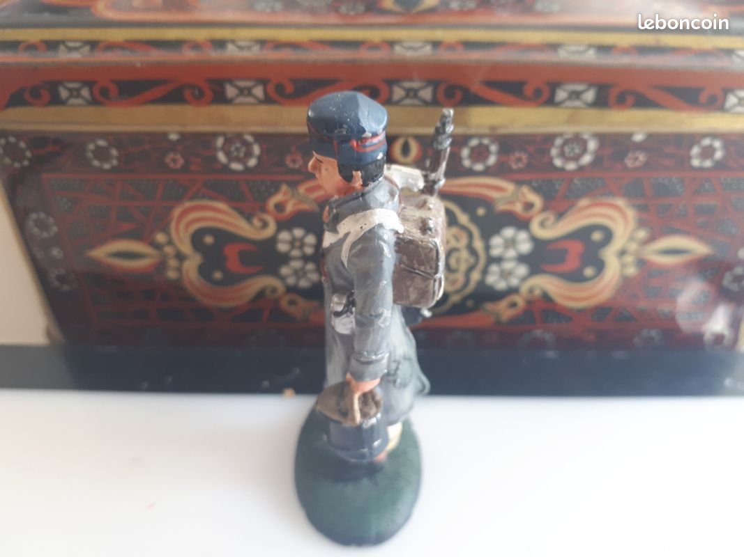 Figurine Soldat Indien En Alu/plomb 1815 - Marque LR Quiralu - Occasion Bon état