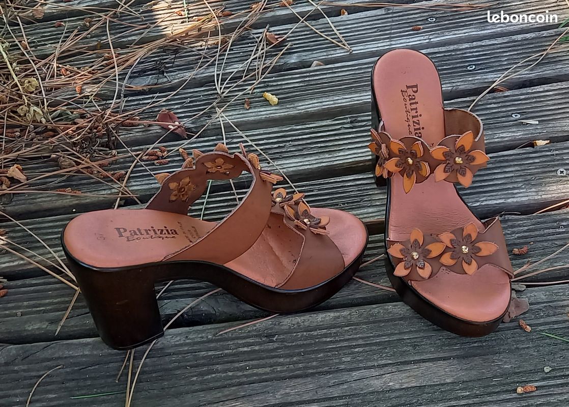 Sandales nu pied cuir (image 1)