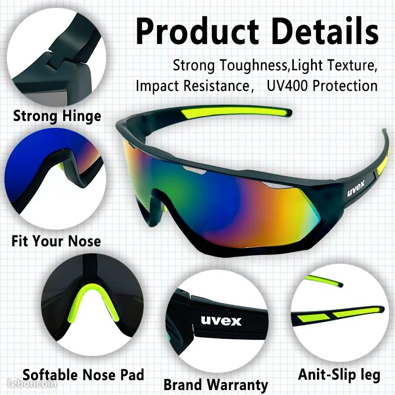 Lunettes De Soleil Polarisées Sport - Conduite, Pêche, Cyclisme - Anti-Éblouissement, UV400, Monture Métal - Homme Femme Lunettes Pêche Cyclisme