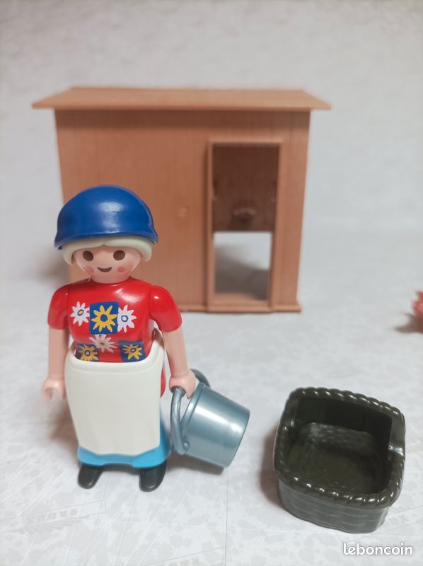 Poules et fermière Playmobil 4492 (image 2)