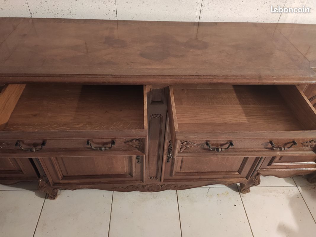 Ancien Buffet Enfilade en Bois massif (image 7)