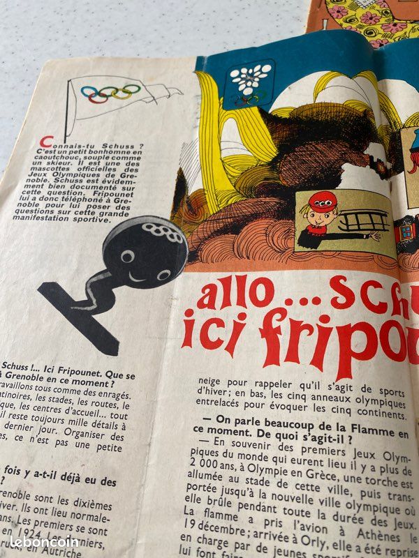 Lot 4 anciens magazines Fripounet 1968 (image 2)