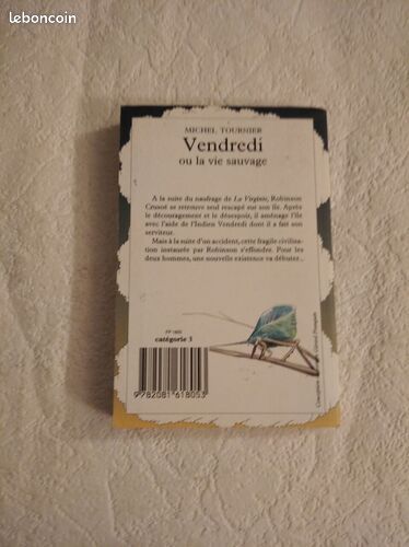 [Livre] Vendredi ou la vie sauvage - Comme neuf (image 2)