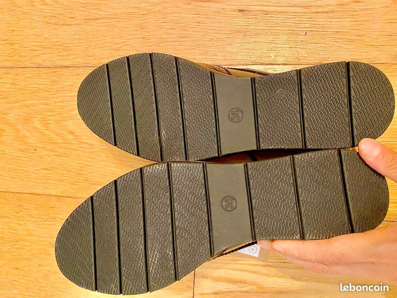 Mocassin noir femme taille 36 (image 4)