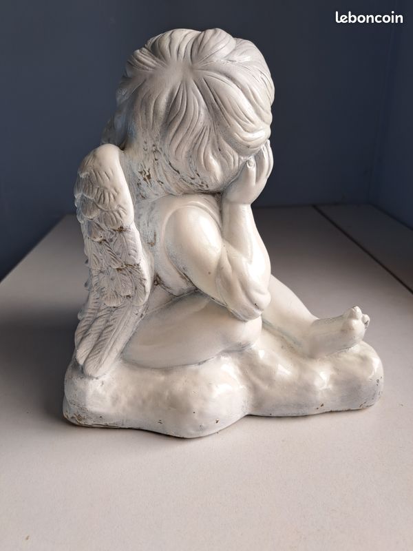 BELLE STATUE PLÂTRE couple, les deux amants, le baiser de la femme signée Pacini EUR 230,00 - FR