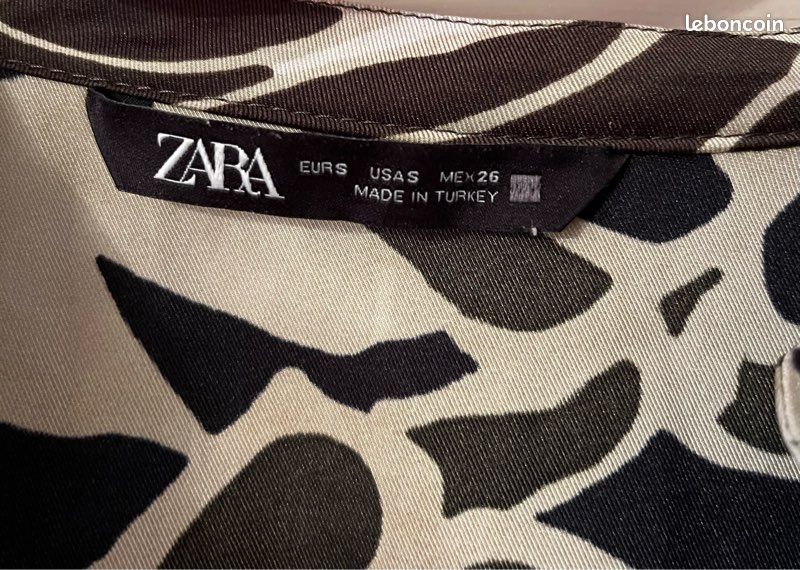 Combinaison multicolore Zara taille S - écru, beige, vert et noir (image 2)