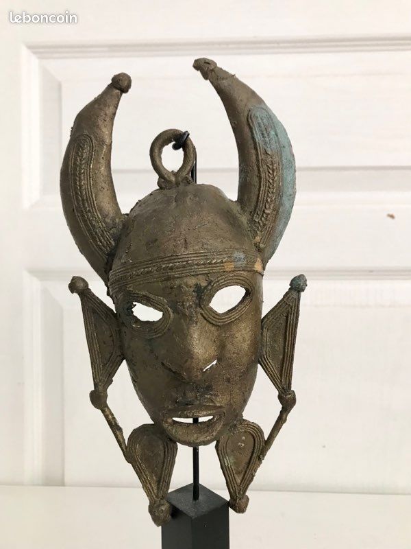 Pendentif Or 18 Carats - Masque Africain Senoufo - 3,73 G - Occasion - Bijou Ethnique