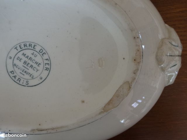 Soupière légumier vintage "Terre de fer" (au marché de Berry) (image 11)
