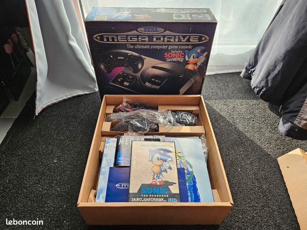 Console sega megadrive jap en boite pack sonic - Consoles