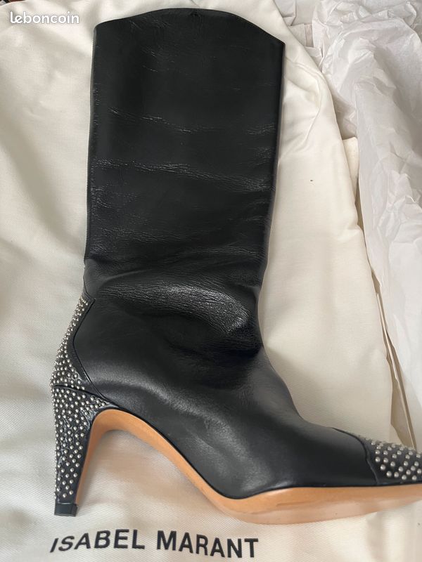 Bottes 37 cuir noires neuves Isabel Marant (image 8)