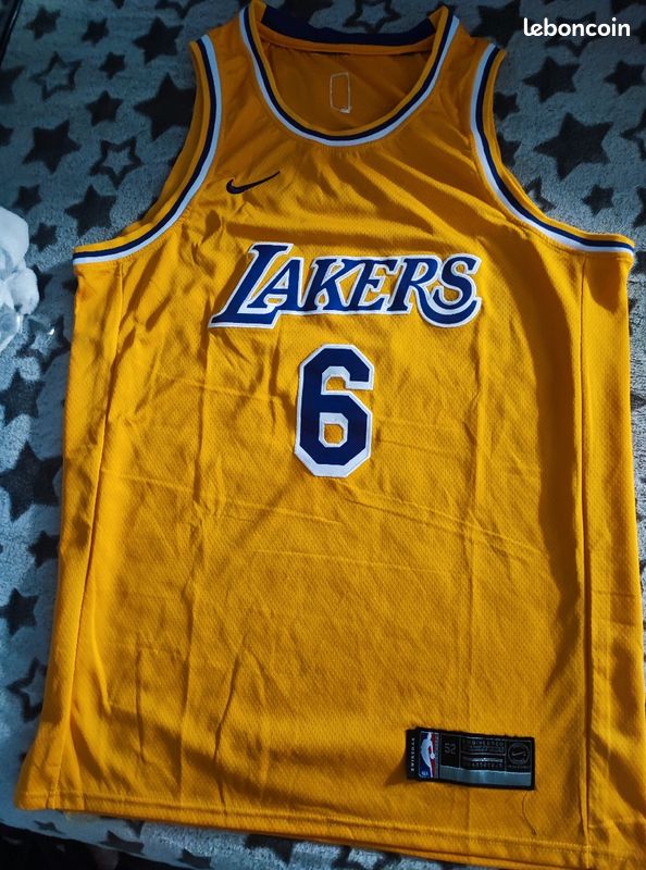 Maillot Lakers LeBron James 6 taille xl (image 1)