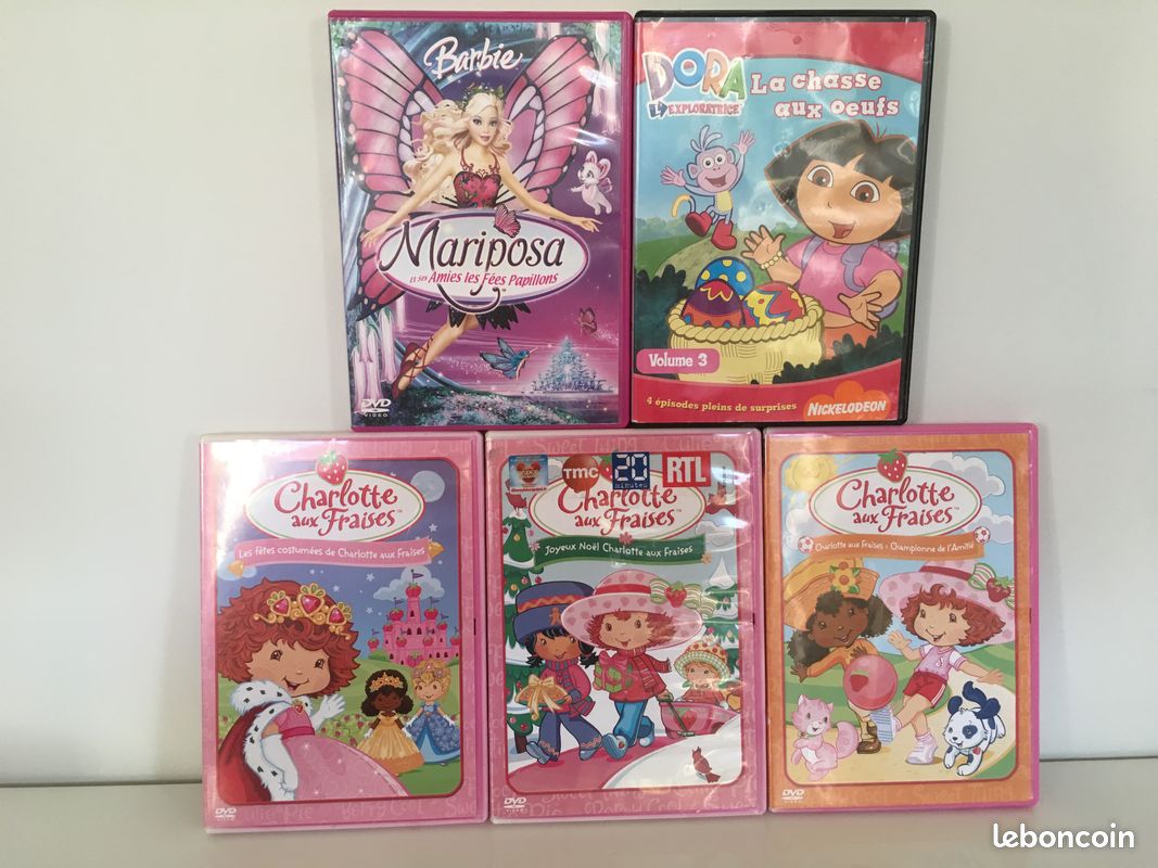 DVD Enfants Charlotte aux Fraises/ DORA/ Barbie (image 2)