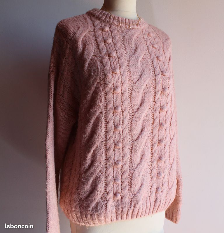 Pull Rose Pimkie Pull à Manches 3/4 Pimkie